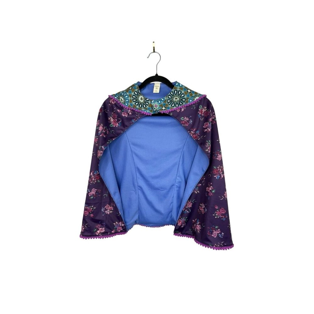 Matilda Jane Calling All Superheroes Costume Cape Girls Size Medium Gold Stars